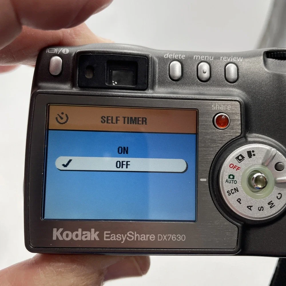 Kodak EasyShare DX7630 6.1MP Digital Camera 3X Zoom+Battery+Charger+SD Card+Manu